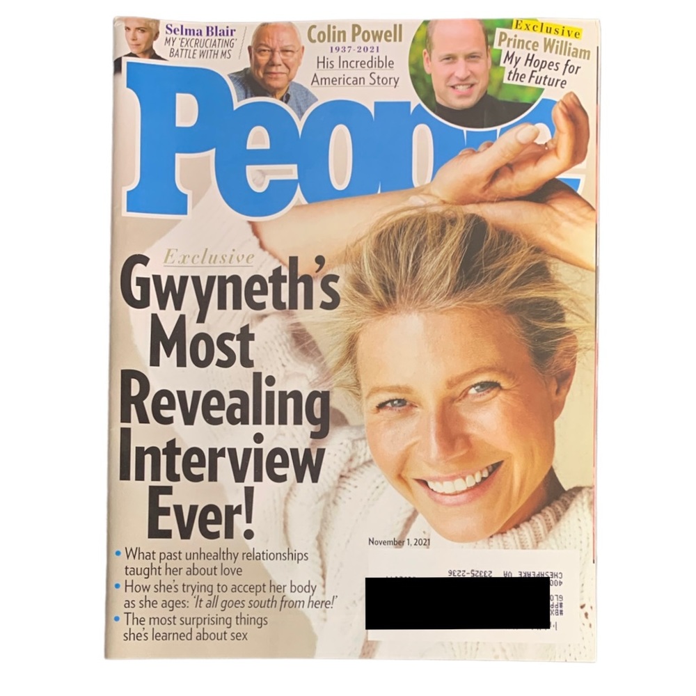 People Magazine November 1 2021 Gweneth Paltrows Most Revealing Interview